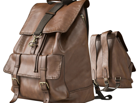 Modern Leather Backpack