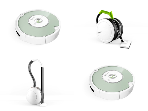 Modern vacuum cleaner sweeping robot