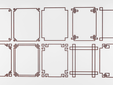 New Chinese carved lines