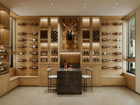 Modern Wine Cellar Tasting Room 1