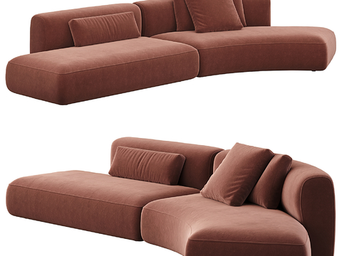 Flexform modern multiplayer sofa