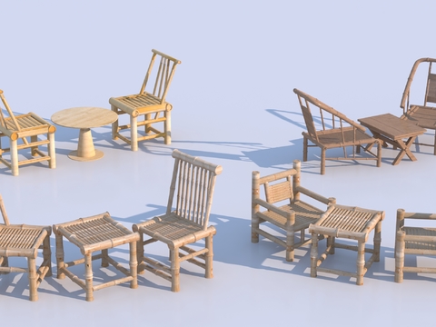 Outdoor Tables and Chairs Bamboo Tables and Chairs