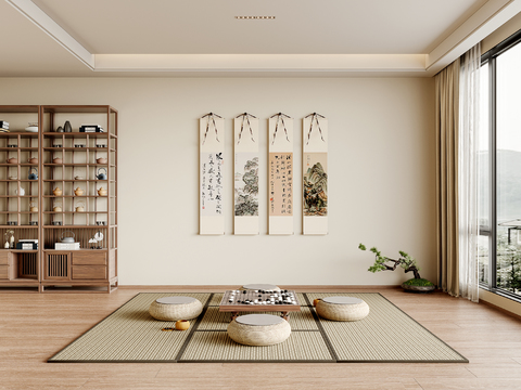 New Chinese Tatami Go Room