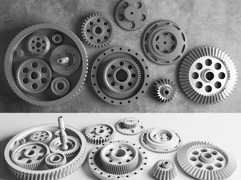 modern industrial machinery gear