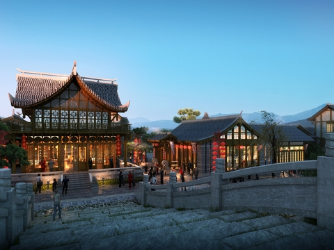 Chinese ancient architectural appearance