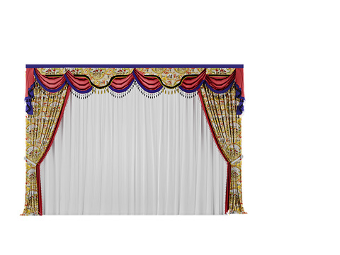 European curtain free