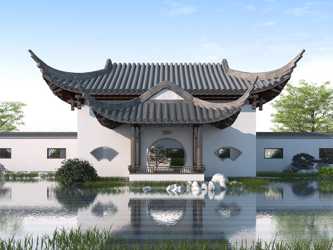 Chinese Ancient Architecture Landscape