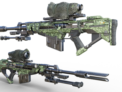 Modern Sniper Rifle Military Weapons