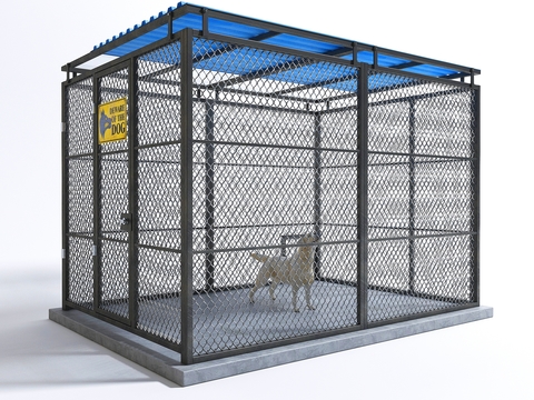 Modern large pet dog iron cage