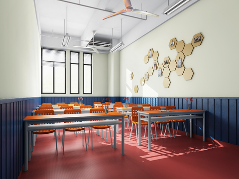 Modern Children's Training Classroom