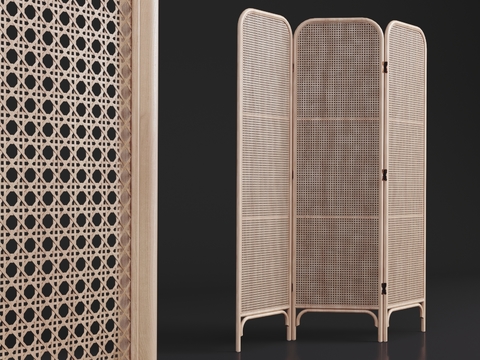 New Chinese Bamboo Screen Partition