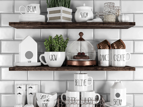 Nordic Tableware Ornaments Combination