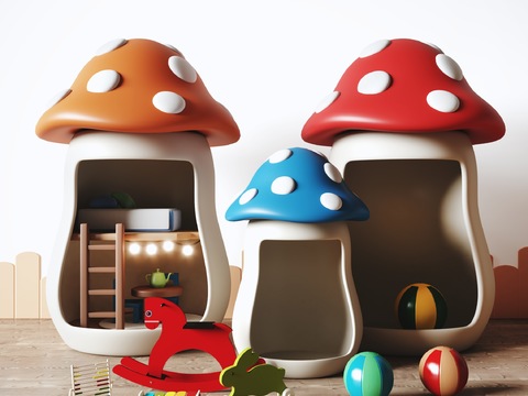 Mushroom children's toys Trojan ball