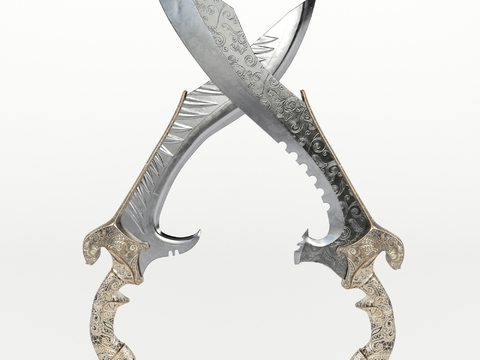 European-style carved dagger