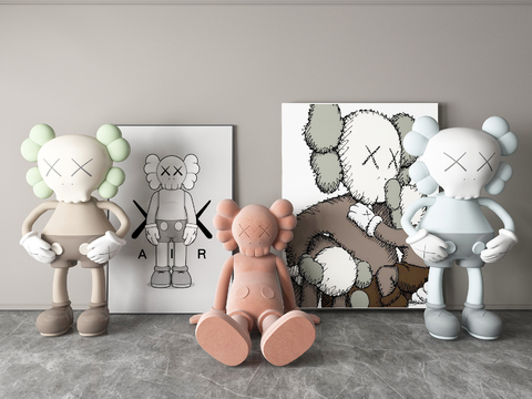 Modern Kaws Doll