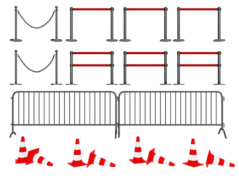 Iron horse guardrail fence concierge pole isolation belt