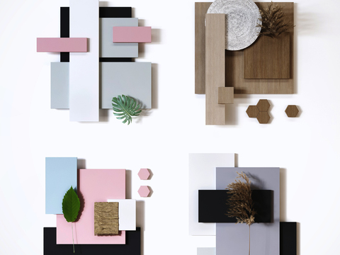 Nordic Geometric Square Wall Decorations