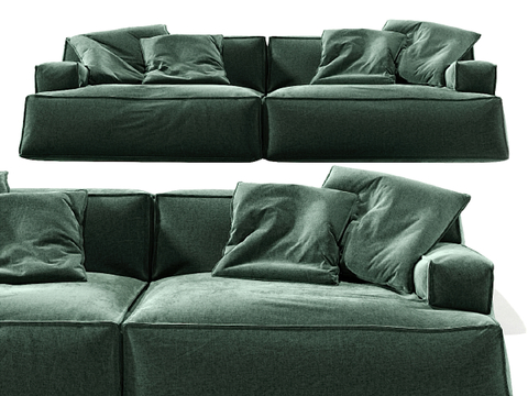 BAXTER fabric double sofa