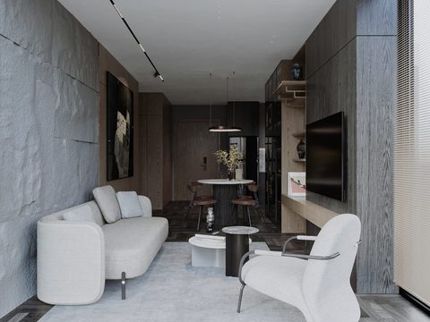 Modern Affordable Luxury Style Creative Apartment Free