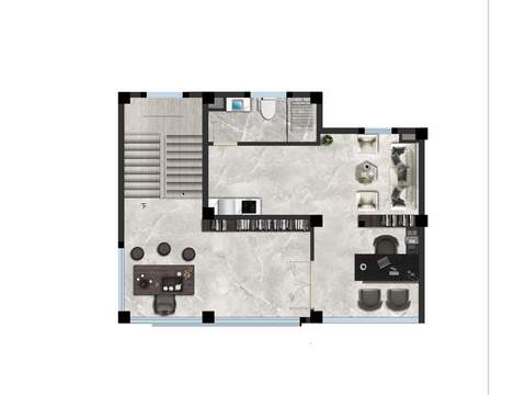 modern floor plan psd