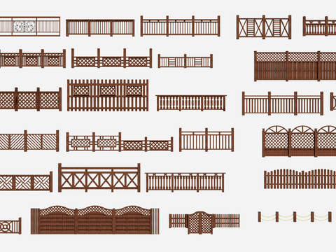 Chinese solid wood railing