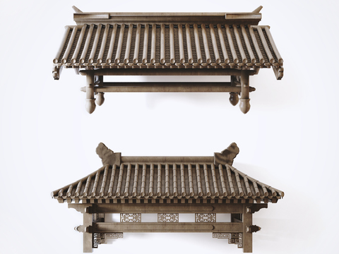 New Chinese-style ancient building eaves door head components