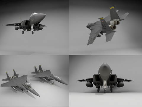 Industrial wind F15 fighter