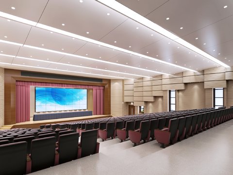 Modern multi-function hall lecture hall