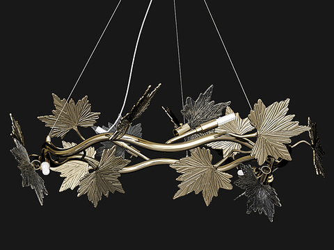 leaves chandelier free