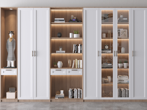 Nordic Affordable Luxury Style Bookcase