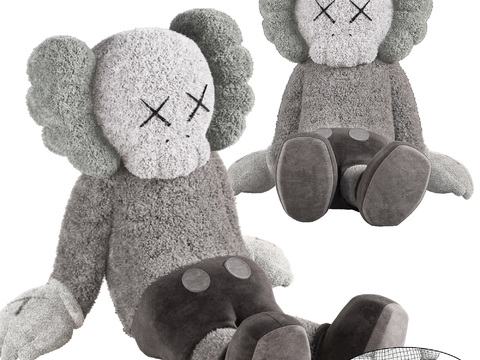 Modern Kaws Plush Doll