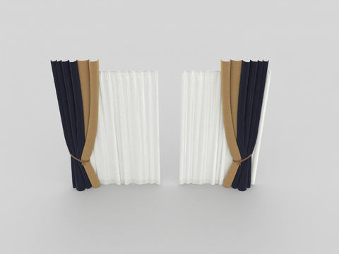 Modern minimalist fabric blackout curtains free