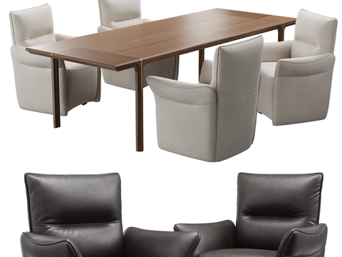 Modern negotiation table and chair conference table