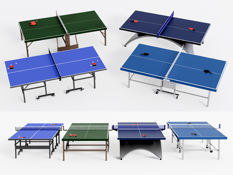 Modern table tennis table