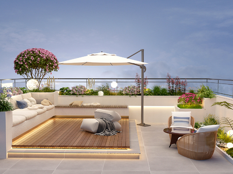 Roof Garden Terrace Balcony