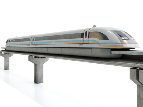 Modern high-speed rail train head