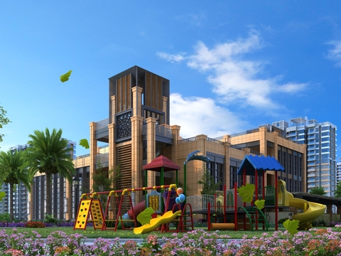 Modern children's entertainment facilities