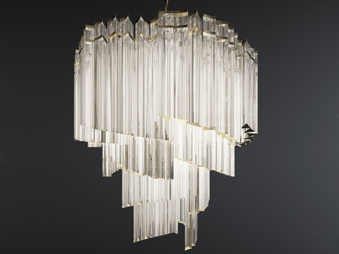 Modern Crystal Glass Chandelier