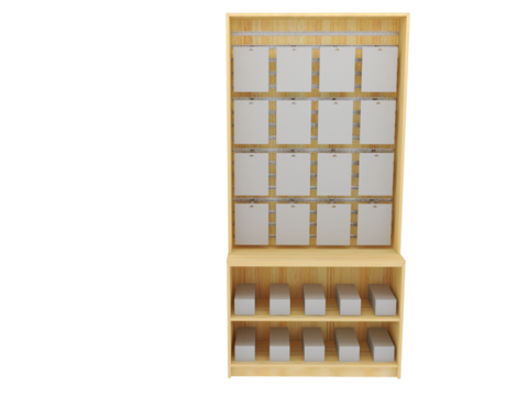 modern hook shelf display cabinet free