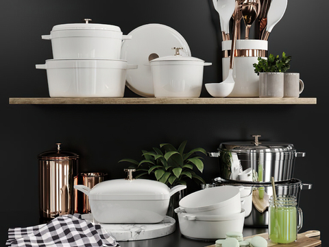 Modern ceramic pot Kitchenware