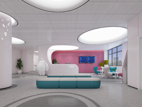 Hospital Women Health Nurse Station