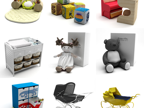 Modern baby carriage children's toys