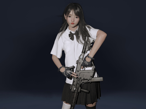 Modern Gun Girl