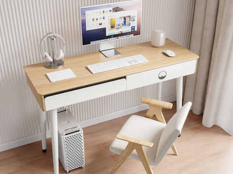 Nordic Log Desk and Chair