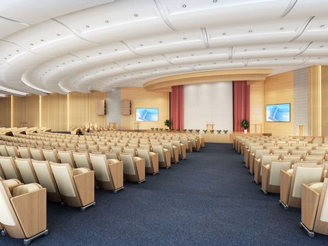 Modern Report Hall Conference Hall Free