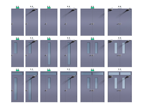 Modern fire door security door