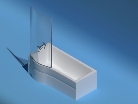 Modern bathtub free