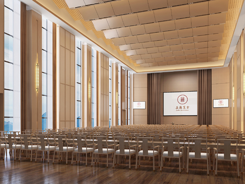 New Chinese Multi-functional Hotel Reception Room