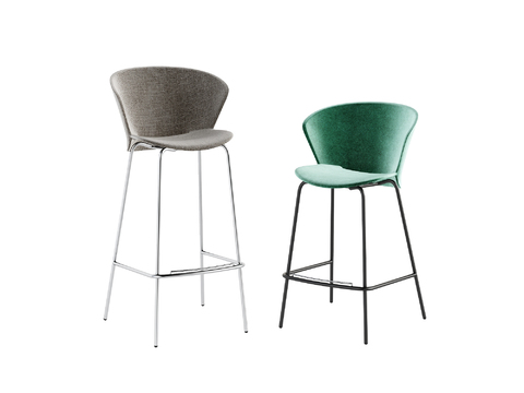 Calligaris modern fabric bar chair