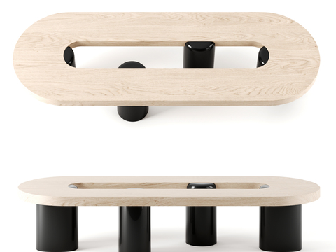 Nordic Solid Wood Bench Free